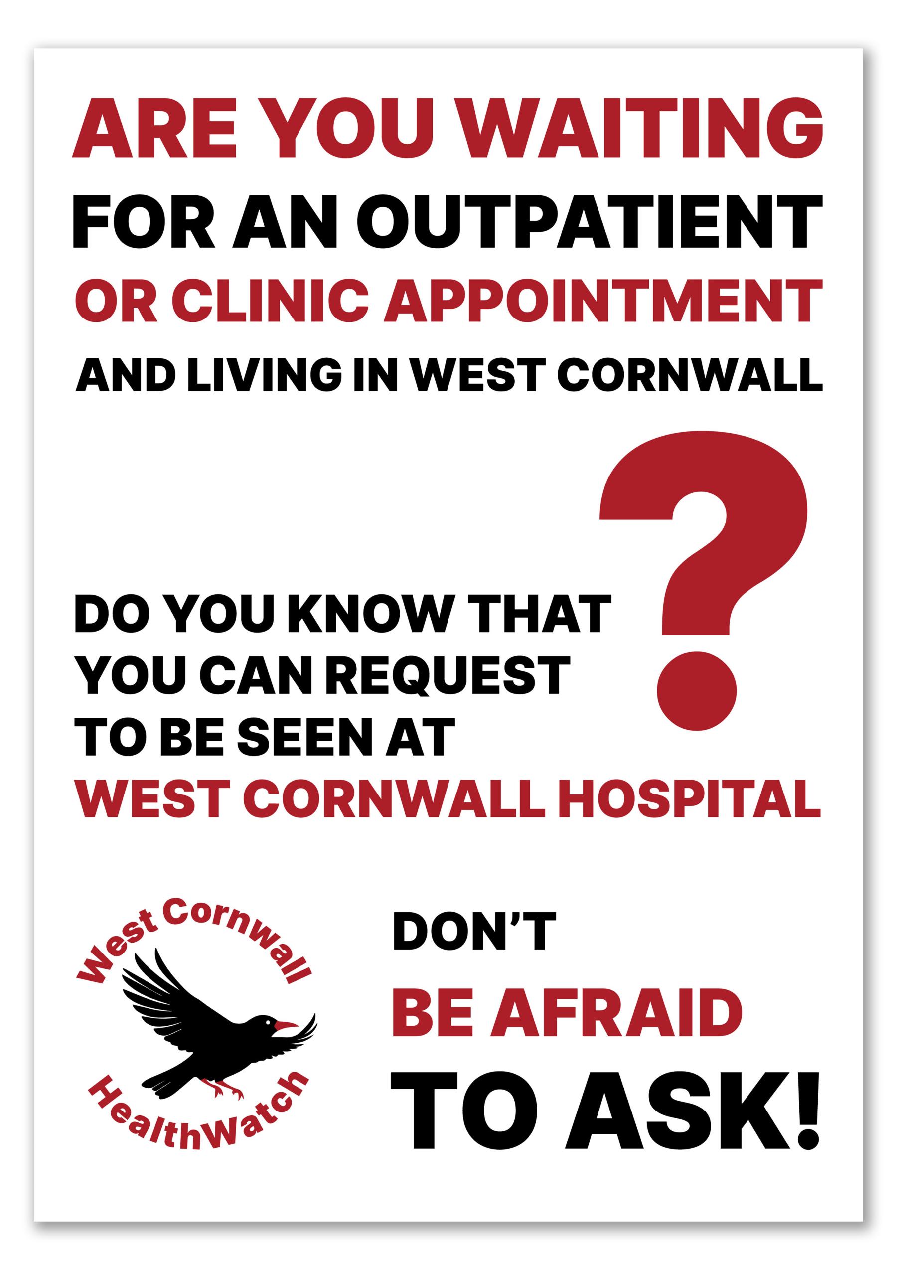 Outpatient campaign poster